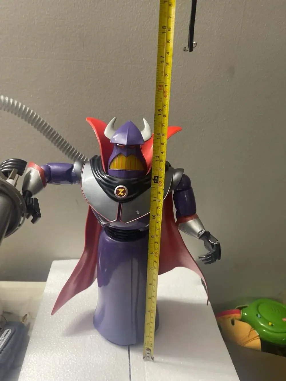 Disney Store Toy Story 14” Emperor Zurg Light-Up Talking Action Figure Works